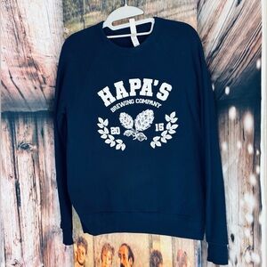 Hapa's Brewing Company  long sleeve sweatshirt!